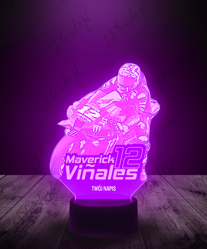 Lampka LED 3D Plexido Moto Gp Maveric Vinales Plexido Pl