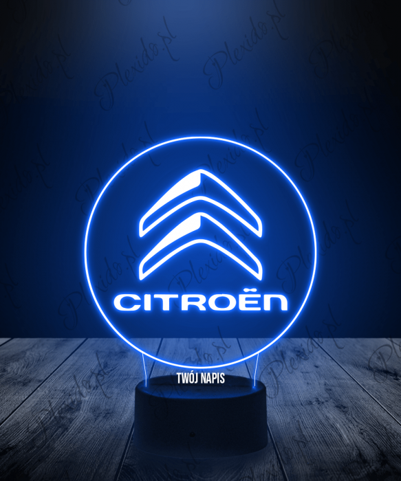 Lampka LED 3D Plexido Citroen Emblemat Plexido Pl