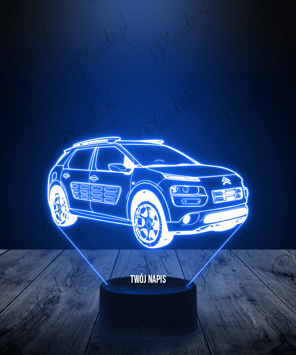 Lampka LED 3D Plexido Samochód Citroen C4 Cactus Plexido pl