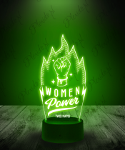 lampka_3d_led_plexido_prezent_na_dzień_kobiet_women_power