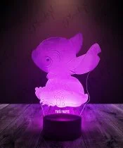 Lampka LED 3D Plexido Baby Stich