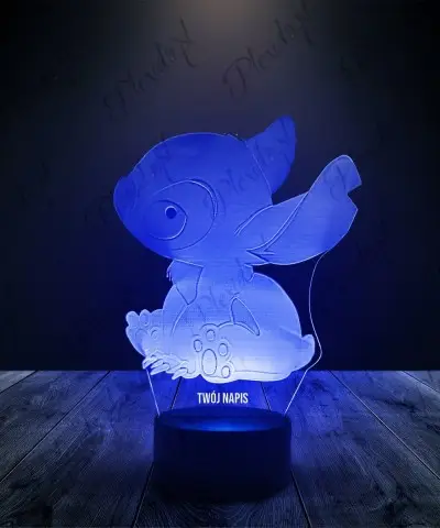 Lampka LED 3D Plexido Baby Stich