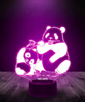 Lampka LED 3D Plexido Misie Panda - 3