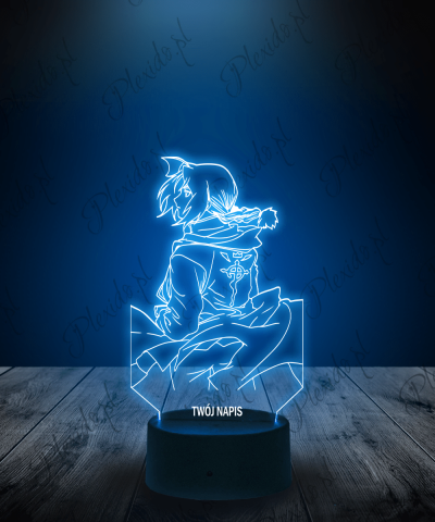 Lampka LED 3D Plexido Edward Elric - 1