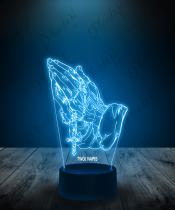 Lampka LED 3D Plexido Różaniec Modlitwa - 1
