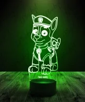 Lampka LED 3D Plexido Psi Patrol Chase