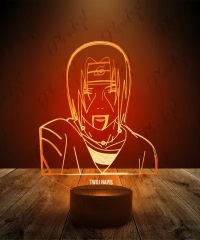 Lampka LED 3D Plexido Naruto Itachi Uchiha