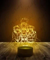 Lampka LED 3D Plexido Naruto Bohaterowie