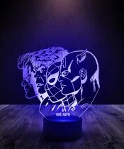 Lampka LED 3D Plexido Avengers Twarze