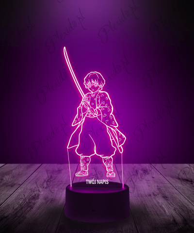 Lampka LED 3D Plexido Demon Slayer Zenitsu Agatsuma - 1