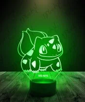 Lampka LED 3D Plexido Pokemon Bulbasaur