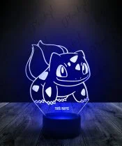 Lampka LED 3D Plexido Pokemon Bulbasaur