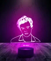 Lampka LED 3D Plexido Harry Styles Portret