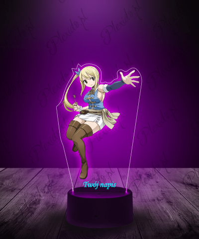 Lampka LED Plexido z Nadrukiem Lucy Heartfilia