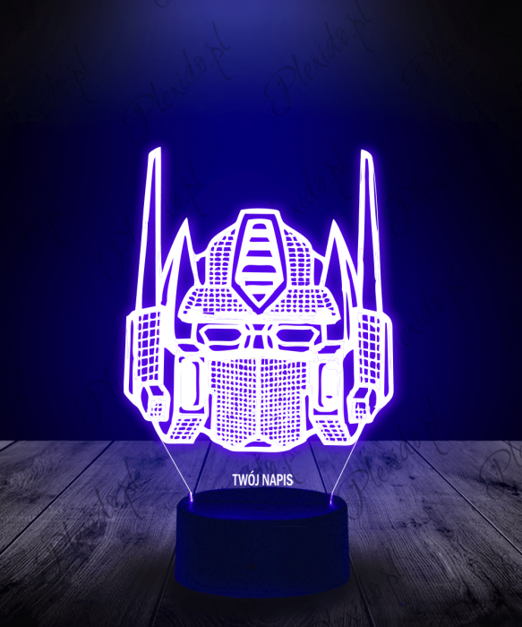 Lampka LED 3D Plexido Transformers Optimus Prime - 1