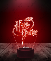 Lampka LED 3D Plexido Harry Potter Napis - 3