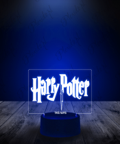 Lampka LED 3D Plexido Statuetka Harry Potter Napis - 1