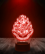 Lampka LED 3D Plexido Harry Potter Herb Hogwartu - 2