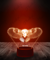 Lampka LED 3D Plexido Harry Potter Hedwiga