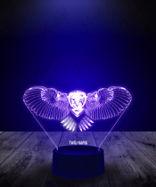 Lampka LED 3D Plexido Harry Potter Hedwiga