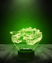 Lampka LED 3D Plexido World Of Tanks Czołg