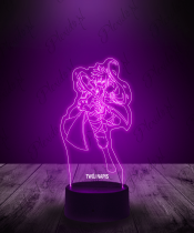 Lampka LED 3D Plexido Fairy Tail Gray Fullbaster - 4
