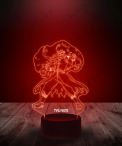 Lampka LED 3D Plexido Fairy Tail Gajeel Redfox - 1