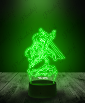 Lampka LED 3D Plexido Fairy Tail Erza Scarlet - 2