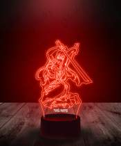 Lampka LED 3D Plexido Fairy Tail Erza Scarlet - 4