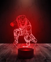 Lampka LED 3D Plexido Iron Man