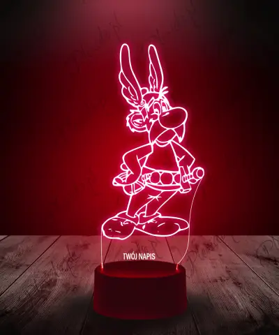 Lampka LED 3D Plexido Asterix