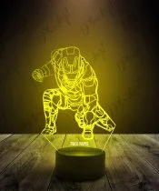 Lampka LED 3D Plexido Iron Man