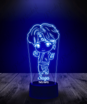 Lampka LED 3D Plexido BTS Suga