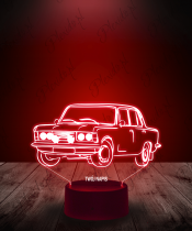 Lampka LED 3D Plexido Samochód Fiat 125p