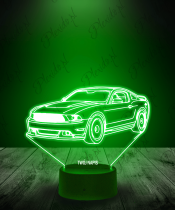 Lampka LED 3D Plexido Samochód Mustang S197