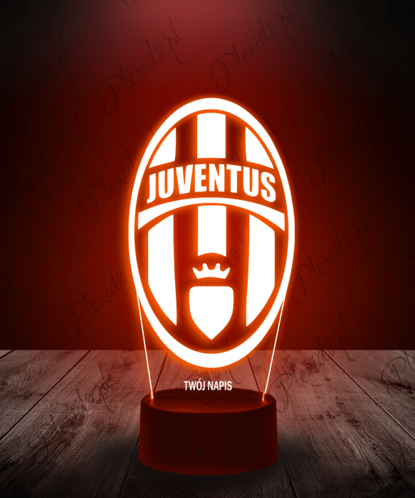 Lampka LED 3D Plexido Juventus Klub - 3