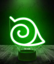 Lampka LED 3D Plexido Konoha Symbol Naruto