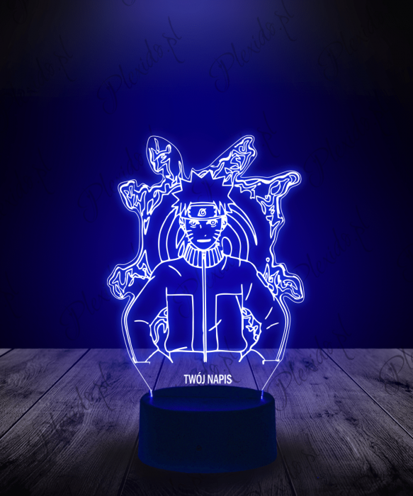 Lampka LED 3D Plexido Naruto Uzumaki Poral Czasu - 4