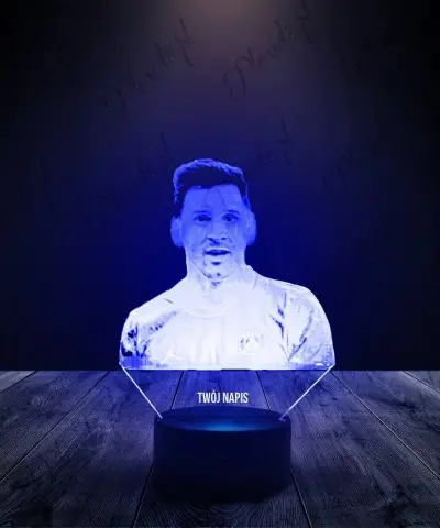 Lampka LED 3D Plexido Messi