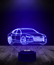 Lampka LED 3D Plexido Samochód Audi A7