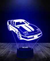 Lampka LED 3D Plexido Samochód Chevrolet Corvette