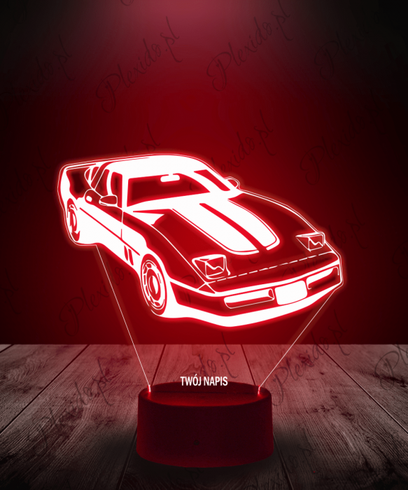 Lampka LED 3D Plexido Samochód Chevrolet Corvette