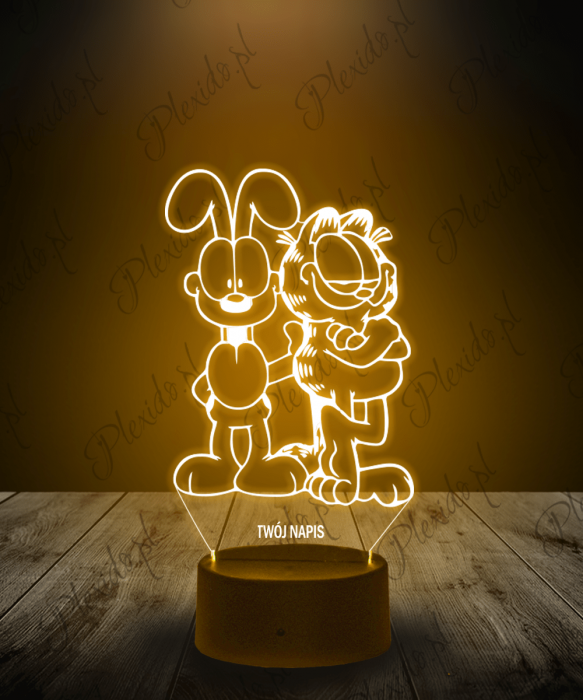 Lampka LED 3D Plexido Garfield