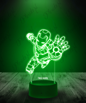 Lampka LED 3D Plexido Iron Man Tony Stark