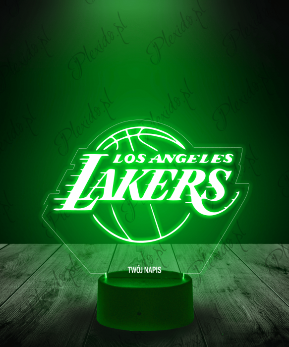 Lampka LED 3D Plexido Los Angeles Lakers