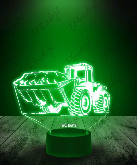 Lampka LED 3D Plexido Ciągnik Traktor
