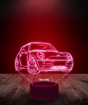 Lampka LED 3D Plexido Samochód Mini Cooper