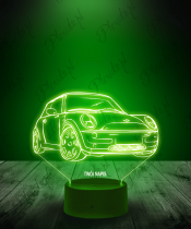 Lampka LED 3D Plexido Samochód Mini Cooper