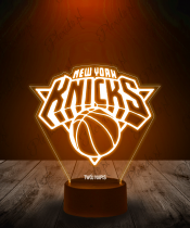 Lampka LED 3D Plexido New York Knicks NBA