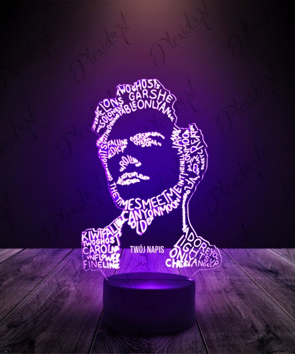 Lampka LED 3D Plexido Harry Styles Piosenka
